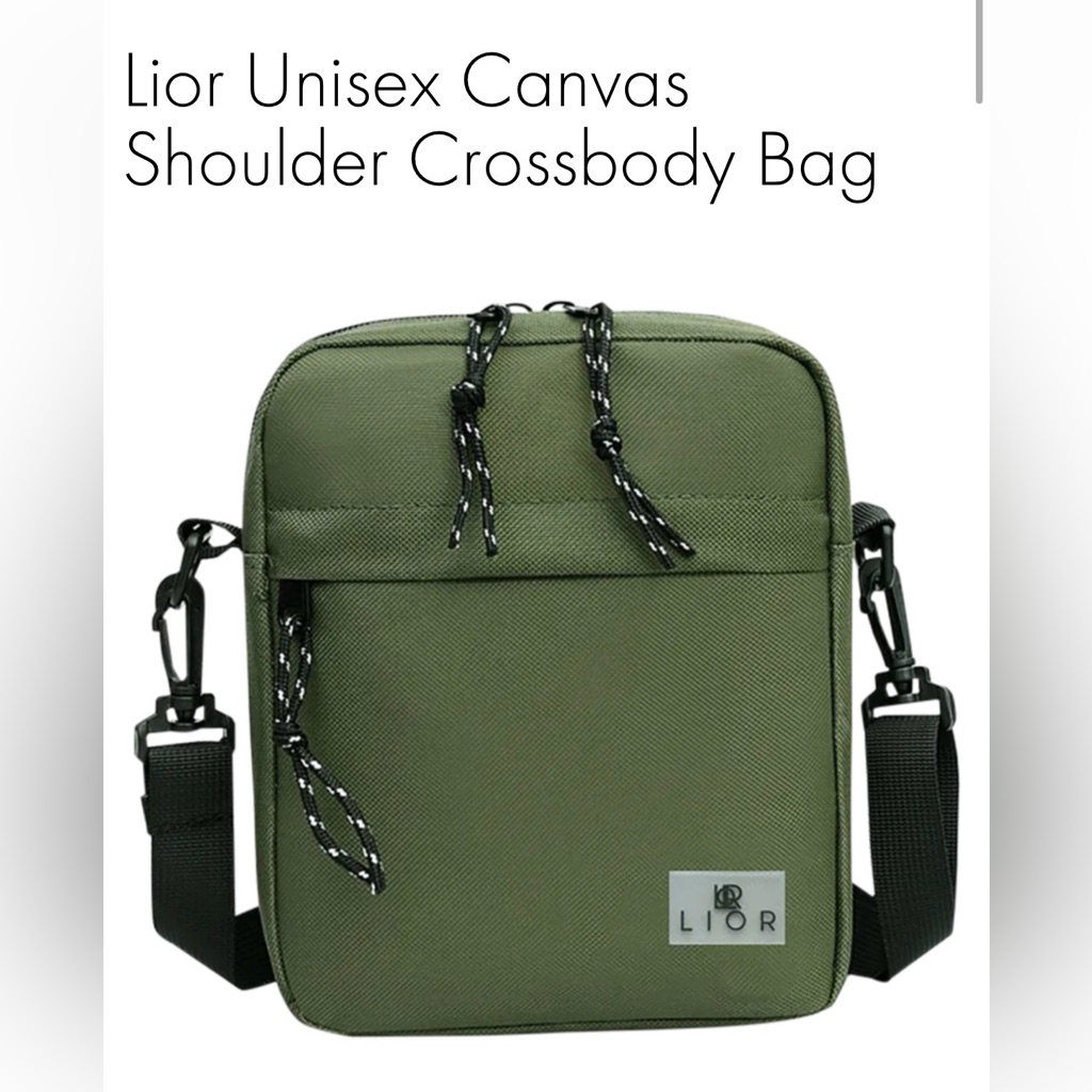 8&acirc; X8&acirc; Travel Pouch Crossbody Bag Green Lightweight Organizer Case Unisex New